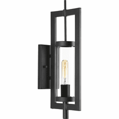 Progress McBee 1-LT Outdoor Medium Wall Lantern - Black - P560035-031