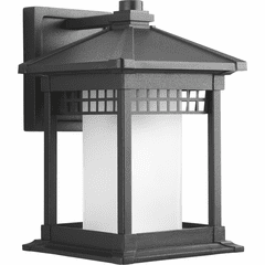 Progress Merit 1-LT Outdoor Wall Lantern - Black - P6001-31