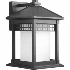 Progress Merit 1-LT Outdoor Wall Lantern - Black - P6002-31