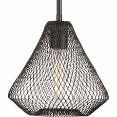 Progress Mesh Collection 1-LT Mini-Pendant - Antique Bronze - P5338-20 Progress Mesh Collection 1-LT Mini-Pendant - Antique Bronze - P5338-20