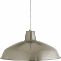 Progress Metal Shade Collection 1-LT LED Pendant - Brushed Nickel - P5094-0930K9