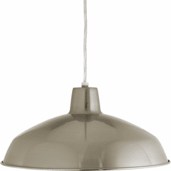Progress Metal Shade Collection 1-LT Pendant - Brushed Nickel - P5094-09 Progress Metal Shade Collection 1-LT Pendant - Brushed Nickel - P5094-09