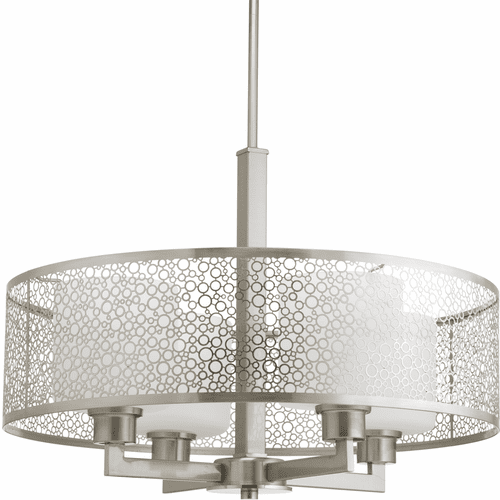 Progress Mingle Collection 4-LT Pendant - Brushed Nickel - P5156-09