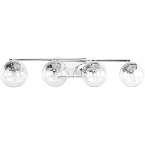 Progress Mod Collection Four Light Bath Vanity - Polished Chrome - P2857-15