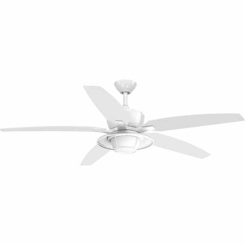 Progress Montague 60" In/Outdoor 5-Blade Ceiling Fan - White - P2564-3030K