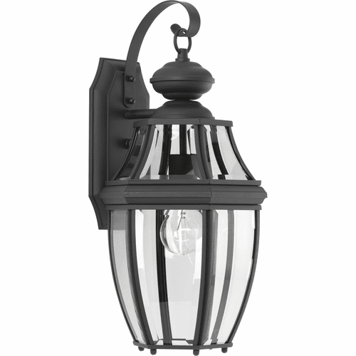 Progress New Haven 1-LT Outdoor Medium Wall Lantern - Black - P6611-31
