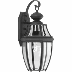 Progress New Haven 1-LT Outdoor Medium Wall Lantern - Black - P6611-31 Progress New Haven 1-LT Outdoor Medium Wall Lantern - Black - P6611-31