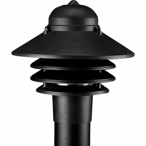 Progress Newport Non-Metallic 1-LT Outdoor Post Lantern - Black - P5444-31