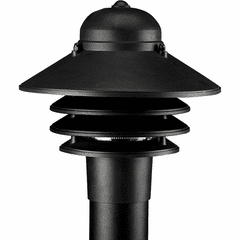 Progress Newport Non-Metallic 1-LT Outdoor Post Lantern - Black - P5444-31