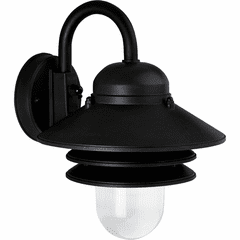 Progress Newport Non-Metallic 1-LT Outdoor Wall Lantern - Black - P5645-31