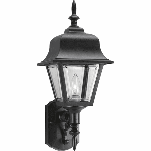 Progress Non-Metallic Incandescent 1-LT Outdoor Wall Lantern - Black - P5656-31