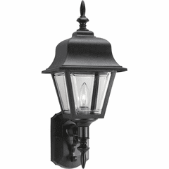 Progress Non-Metallic Incandescent 1-LT Outdoor Wall Lantern - Black - P5656-31 Progress Non-Metallic Incandescent 1-LT Outdoor Wall Lantern - Black - P5656-31