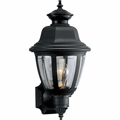 Progress Non-Metallic Incandescent 1-LT Outdoor Wall Lantern - Black - P5737-31