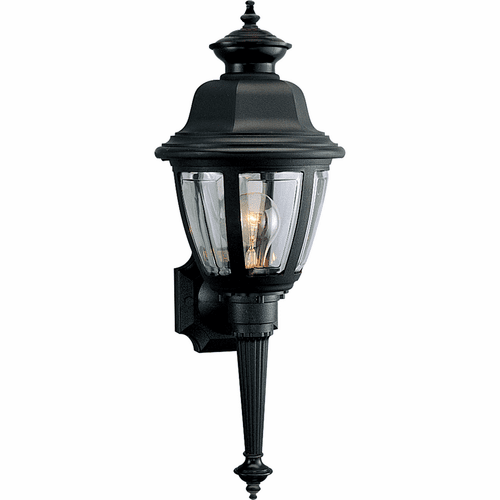 Progress Non-Metallic Incandescent 1-LT Outdoor Wall Lantern - Black - P5738-31