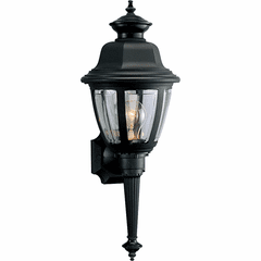Progress Non-Metallic Incandescent 1-LT Outdoor Wall Lantern - Black - P5738-31 Progress Non-Metallic Incandescent 1-LT Outdoor Wall Lantern - Black - P5738-31