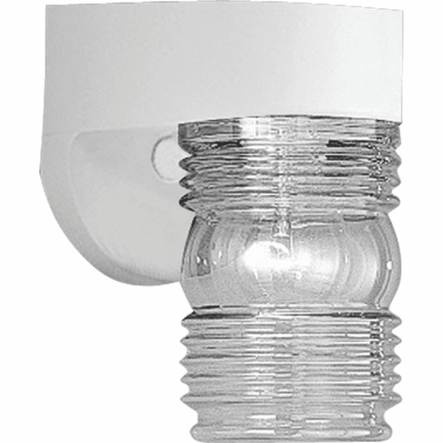Progress Non-Metallic Incandescent 1-LT Outdoor Wall Lantern - White - P5612-30