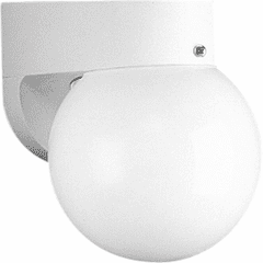 Progress Non-Metallic Incandescent 1-LT Outdoor Wall Lantern - White - P5813-30