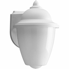 Progress Non-Metallic Incandescent 1-LT Outdoor Wall Lantern - White - P5844-30