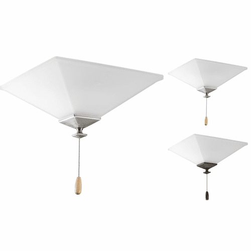 Progress North Park AirPro Universal 2-LT Ceiling Fan Light - P2654-01WB