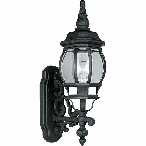 Progress Onion Lantern 1-LT Outdoor Wall Lantern - Textured Black - P5878-31
