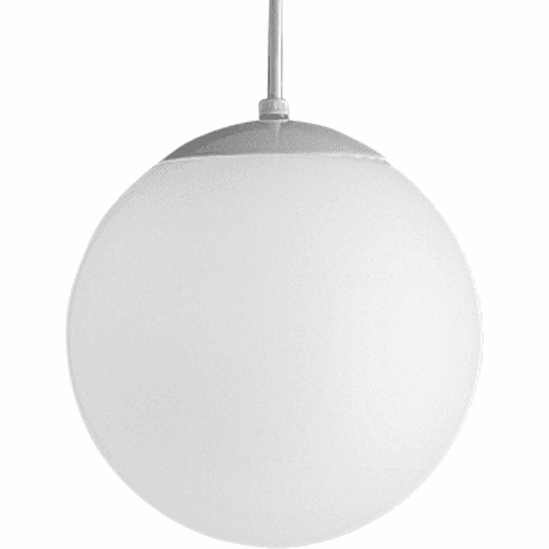 Progress Opal Globes 1-LT Pendant - White - P4402-29