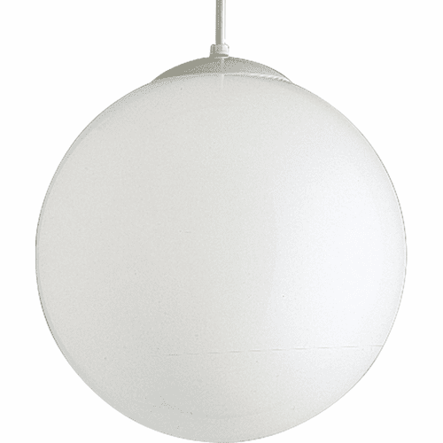 Progress Opal Globes 1-LT Pendant - White - P4406-29