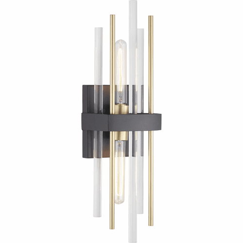 Progress Orrizo Collection 2-LT Wall Sconce - Black - P710063-031