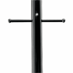 Progress Outdoor 7' Aluminum Post w/Ladder Rest and Photocell - Black - P5391-31PC Progress Outdoor 7' Aluminum Post w/Ladder Rest and Photocell - Black - P5391-31PC