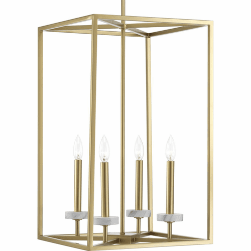 Progress Palacio Collection 4-LT Pendant - Vintage Gold - P500105-078