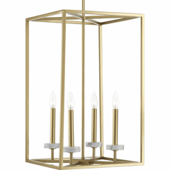 Progress Palacio Collection 4-LT Pendant - Vintage Gold - P500105-078 Progress Palacio Collection 4-LT Pendant - Vintage Gold - P500105-078