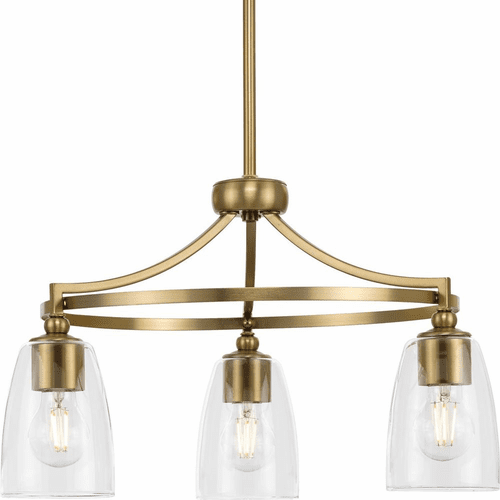 Progress Parkhurst 3-LT Chandelier - Brushed Bronze - P400295-109