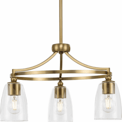 Progress Parkhurst 3-LT Chandelier - Brushed Bronze - P400295-109