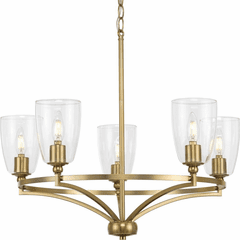 Progress Parkhurst 5-LT Chandelier - Brushed Bronze - P400296-109