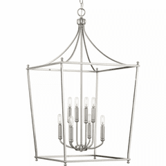 Progress Parkhurst 8-LT Entry & Foyer Light - Brushed Nickel - P500371-009
