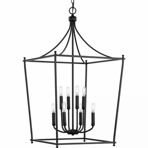 Progress Parkhurst 8-LT Entry & Foyer Light - Matte Black - P500371-31M