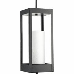 Progress Patewood 1-LT Outdoor Hanging Lantern - Black - P550024-031
