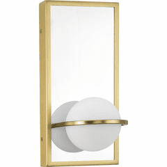 Progress Pearl 1-LT LED Outdoor Wall Light - Satin Brass - P710105-012-30