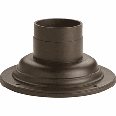 Progress Pedestal Mounts Pedestal Mount for Outdoor Lanterns - Bronze - P8726-20 Progress Pedestal Mounts Pedestal Mount for Outdoor Lanterns - Bronze - P8726-20