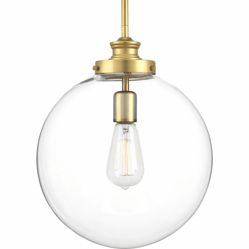 Progress Penn Collection 1-LT Large Pendant - Natural Brass - P5328-137