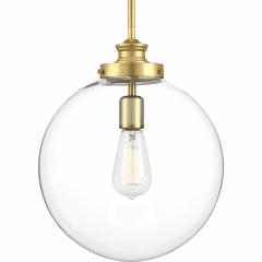 Progress Penn Collection 1-LT Large Pendant - Natural Brass - P5328-137