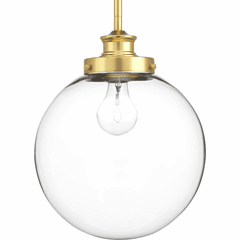 Progress Penn Collection 1-LT Medium Pendant - Natural Brass - P5070-137
