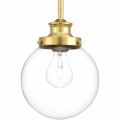 Progress Penn Collection 1-LT Mini-Pendant - Natural Brass - P5067-137
