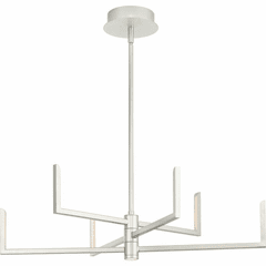 Progress Pivot 6-LT LED Chandelier - Burnished Nickel - P400260-186-30