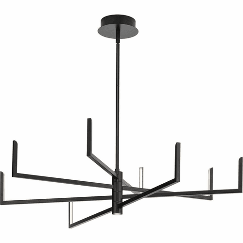 Progress Pivot 8-LT LED Chandelier - Black  - P400261-031-30