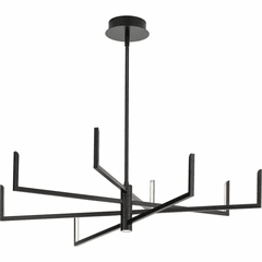 Progress Pivot 8-LT LED Chandelier - Black  - P400261-031-30