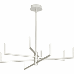 Progress Pivot 8-LT LED Chandelier - Burnished Nickel - P400261-186-30