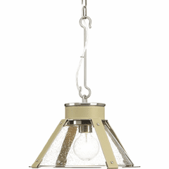 Progress Point Dume 1-Light 100W Pendant - Brushed Nickel - P500195-009