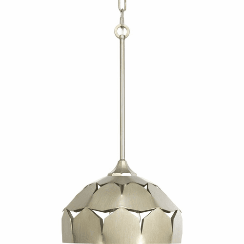Progress Point Dume 1-Light 100W Pendant - Silver Ridge - P500201-134