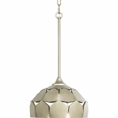 Progress Point Dume 1-Light 100W Pendant - Silver Ridge - P500201-134