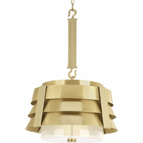 Progress Point Dume 3-Light 100W Pendant - Brushed Brass - P500198-160